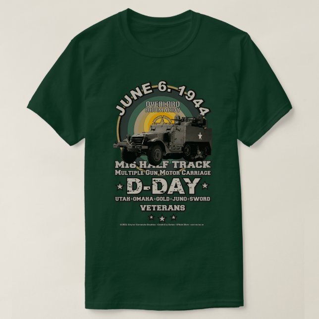 DDay Invasion Operation Overlord 1944 T-Shirt (Design Front)