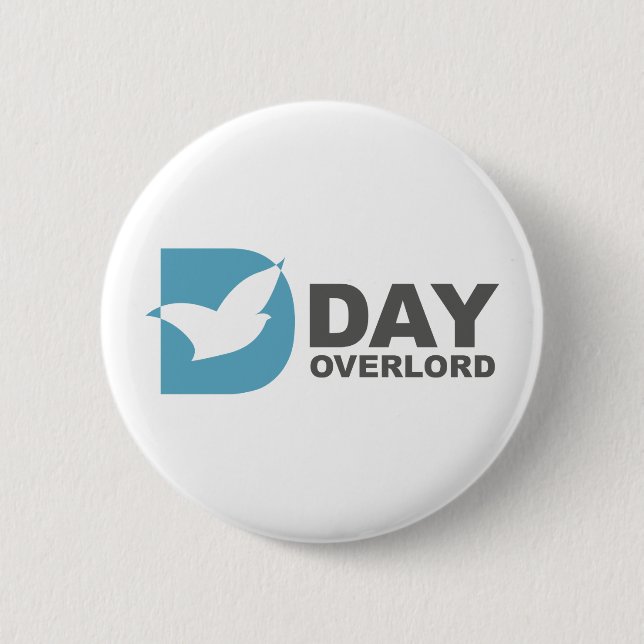DDay-Overlord internet 6 Cm Round Badge (Front)
