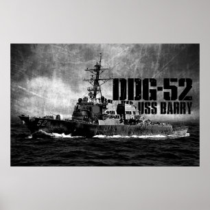 DDG-52 Barry Print