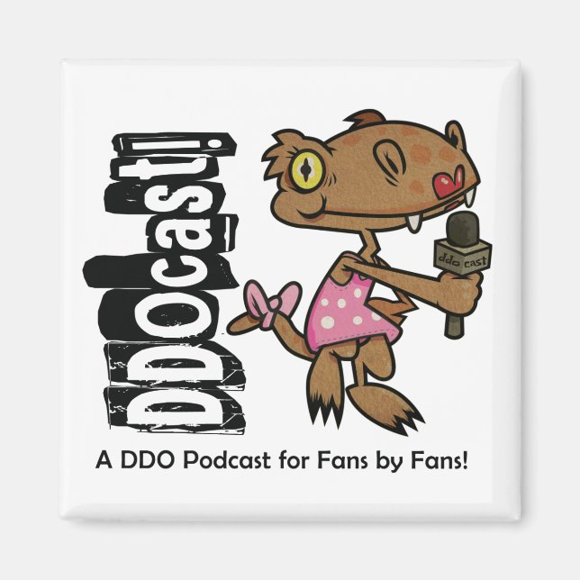 DDOcast Snippiz Mascot Magnet (Front)