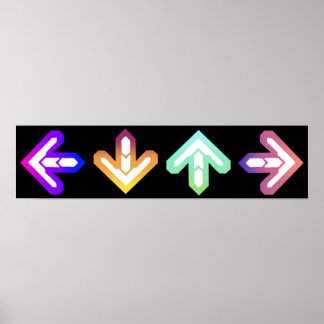 DDR Arrows Poster
