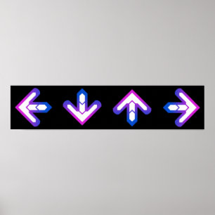 DDR Arrows Poster