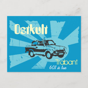 DDR Design Trabbikult Postcard