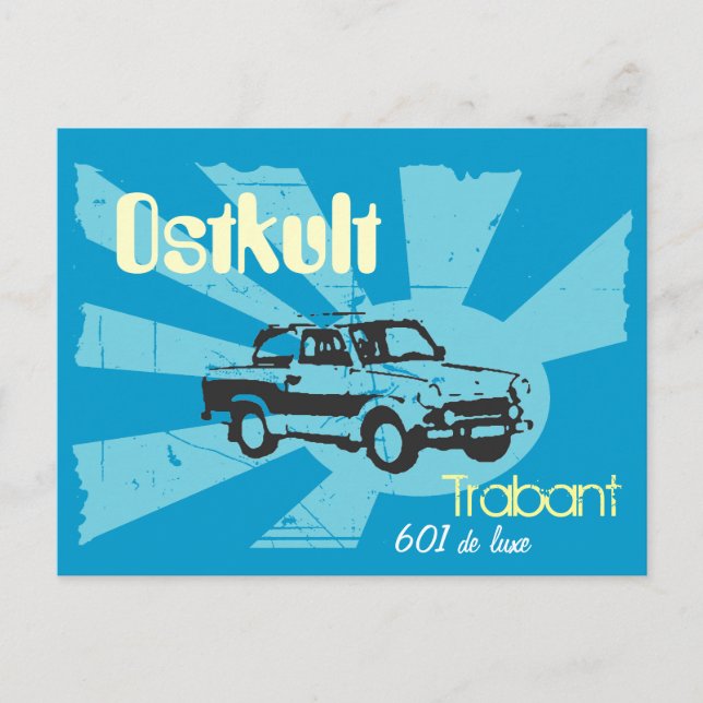 DDR Design Trabbikult Postcard (Front)