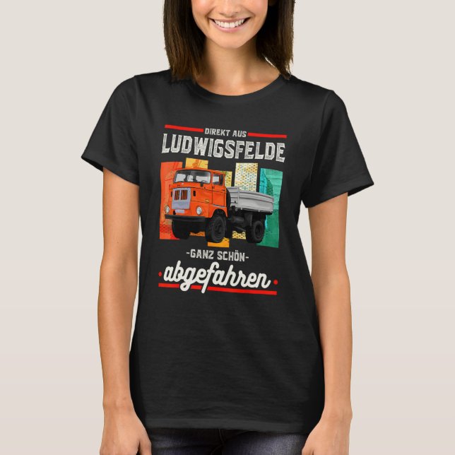 DDR Truck IFA W50 Saying Retro T-Shirt (Front)