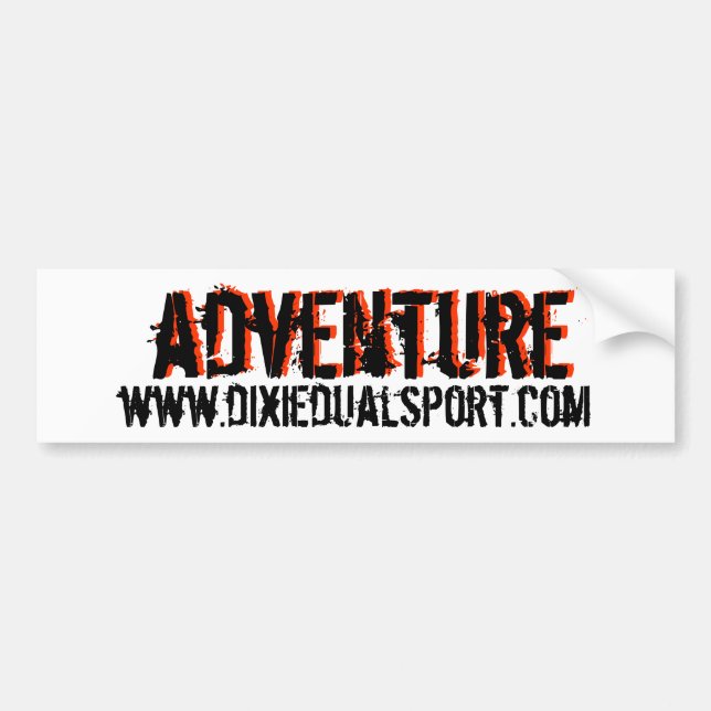 DDS Adventure Bumper Sticker (Front)