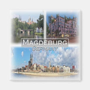 DE0106 Europe, Germany, Magdeburg, Fridge Magnet