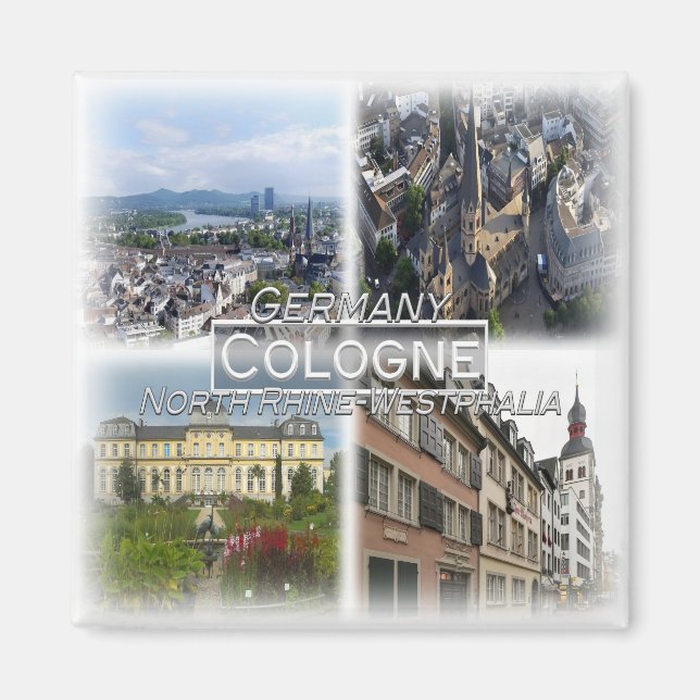 DE0120 Europe, Germany, Cologne, Fridge  Magnet (Front)