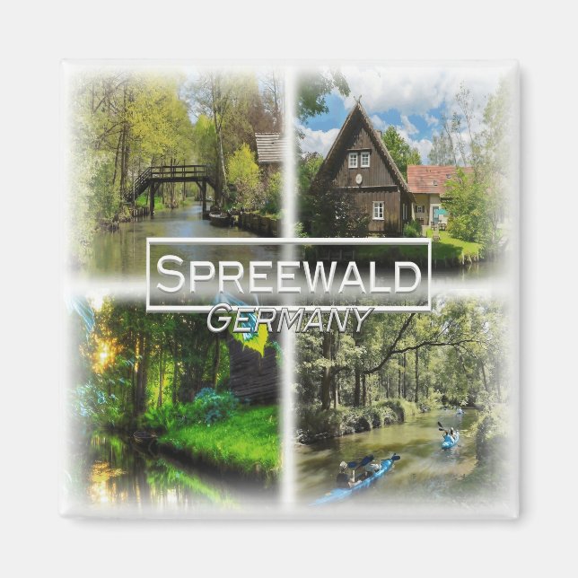 DE0133 Europe, Germany, Spreewald, Fridge Magnet (Front)