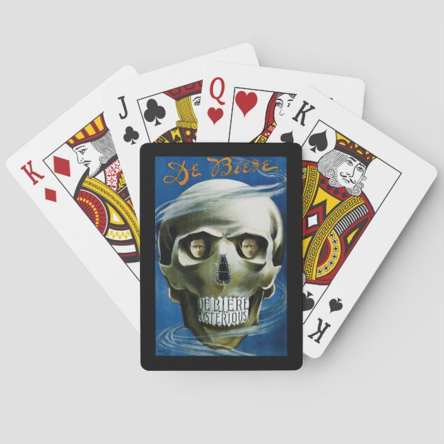 De Biere the Mysterious Playing Cards (Back)
