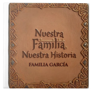 De Cerámica Artesanal: "Nuestra Familia, Nuestra H Tile