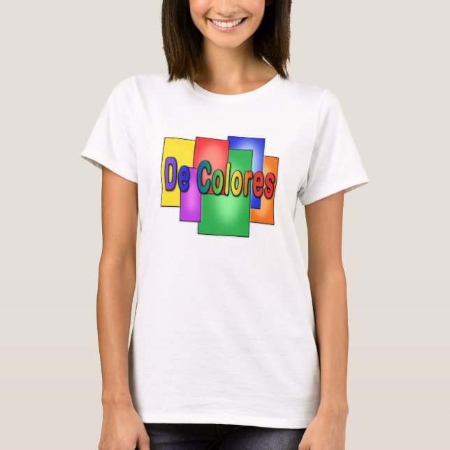 De Colores in Stained Glass T-Shirt (Front)