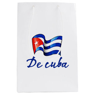 De Cuba flag 🇨🇺 Medium Gift Bag
