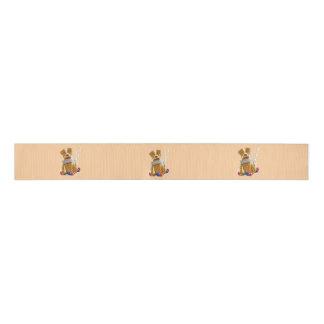 DE/GB Satinband Hund/Satin ribbon dog Grosgrain Ribbon