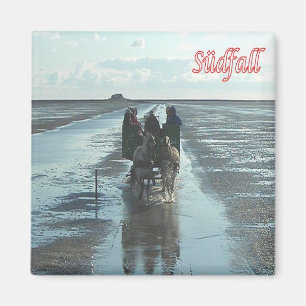 DE - Germany - Frisian islands - Südfall Low Tide Magnet