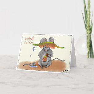 DE Grußkarte Herbst Thank You Card