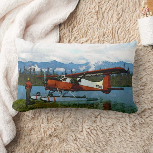 De Havilland Beaver Floatplane Lumbar Cushion (Blanket)
