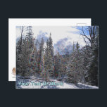 De Havilland Beaver Floatplane Postcard<br><div class="desc">Newly-fallen snow on a bright sunny day on Rapid Lightning Road near Sandpoint, Idaho. Customise by adding your own text. The road takes its name from Rapid lightning Creek, along which it runs. Rapid Lightning Creek runs from Mt. Pend Oreille in the Kaniksu National Forest. This is a beautiful area...</div>
