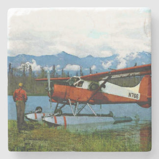 De Havilland Beaver Floatplane Stone Coaster