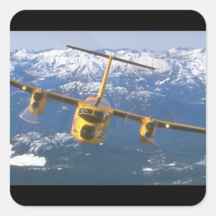 De Havilland Buffalo. (buffalo_Military Aircraft Square Sticker