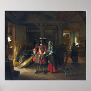 De Hooch - Paying The Hostess Poster