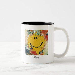 de kooning happy face mug