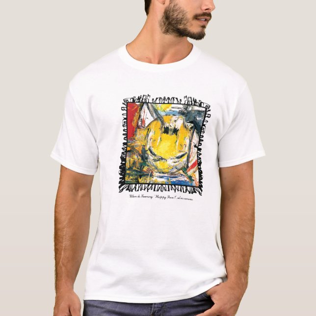 de kooning happy face shirt (Front)