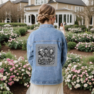 De La Soul Hip Hop Tribute Vintage Streetwear Denim Jacket