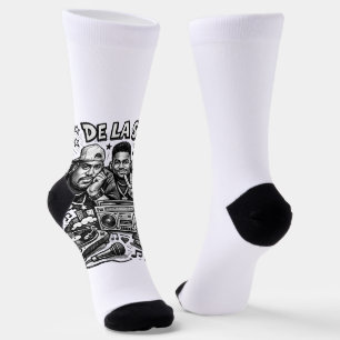 De La Soul Hip Hop Tribute Vintage Streetwear Socks