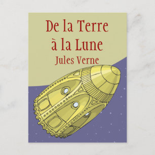 De la Terre à la Lune - Jules Verne Postcard