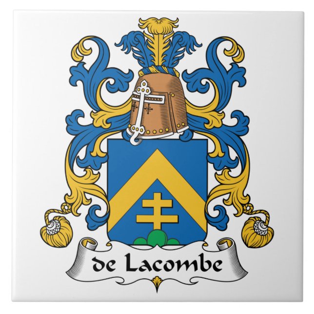 de LaCombe Family Crest Tile (Front)