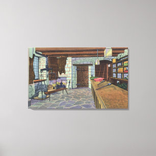 De Lery Castle and Rush-Bagot Memorial View Canvas Print