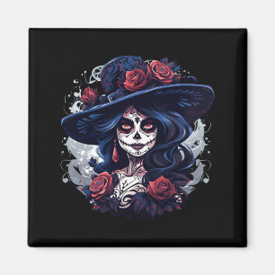 De Los Muertos La Catrina Day Of The Government Magnet