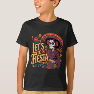 De los muertos la catrina sugar skull cinco de may T-Shirt