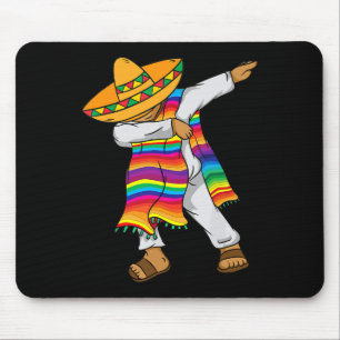 De Mayo Dabbing Mexican Poncho Kids Toddler Boy Me Mouse Pad