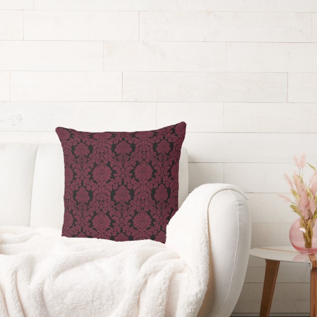 De Paris Fleur Rouge Cushion (Couch)