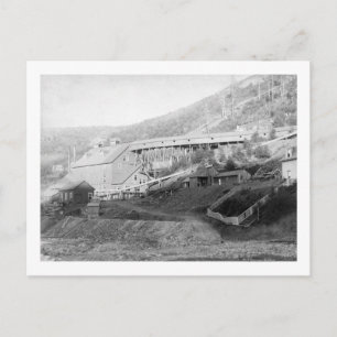 De Smet Gold Stamp Mill in Central City Postcard