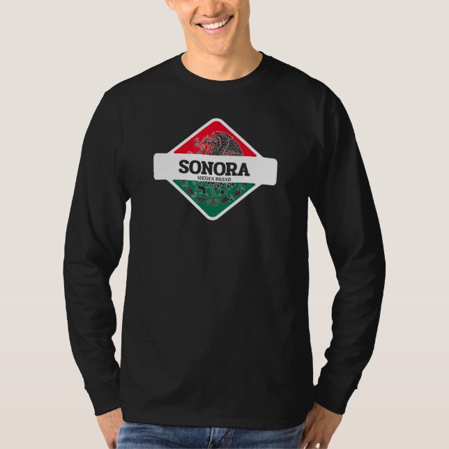 De Sonora Mexico Coat Of Arms T-Shirt (Front)