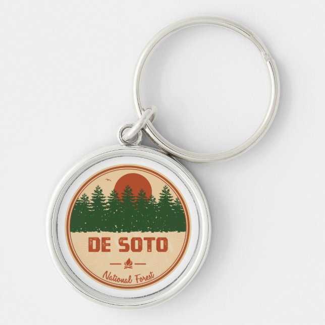 De Soto National Forest Key Ring (Front)