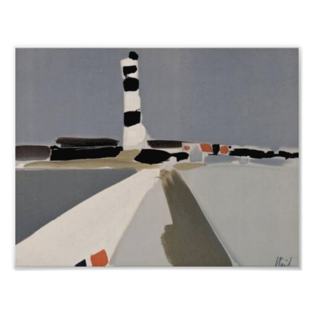 de stael le phare, 1953, Nicolas de Staël Photo Print (Front)