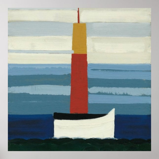 de stael le phare, 1953, Nicolas de Staël Poster (Front)