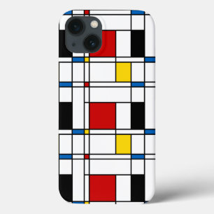 De Stijl Pattern iPhone 13 Case