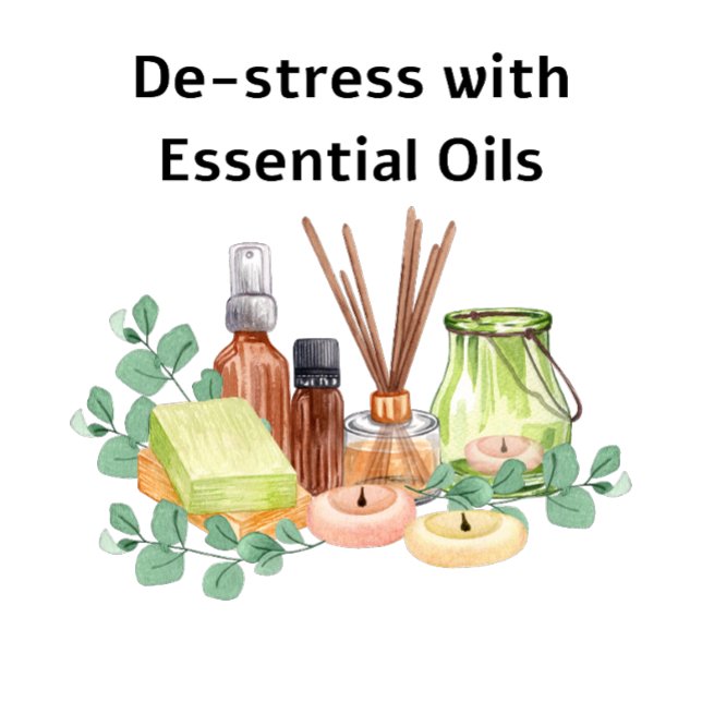 De-Stress with Essential Oils T-Shirt (Creator Uploaded)