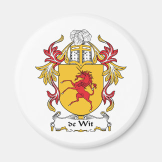 de Wit Family Crest Magnet