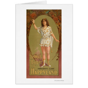 De Wolf Hopper in Happyland Theatre Poster