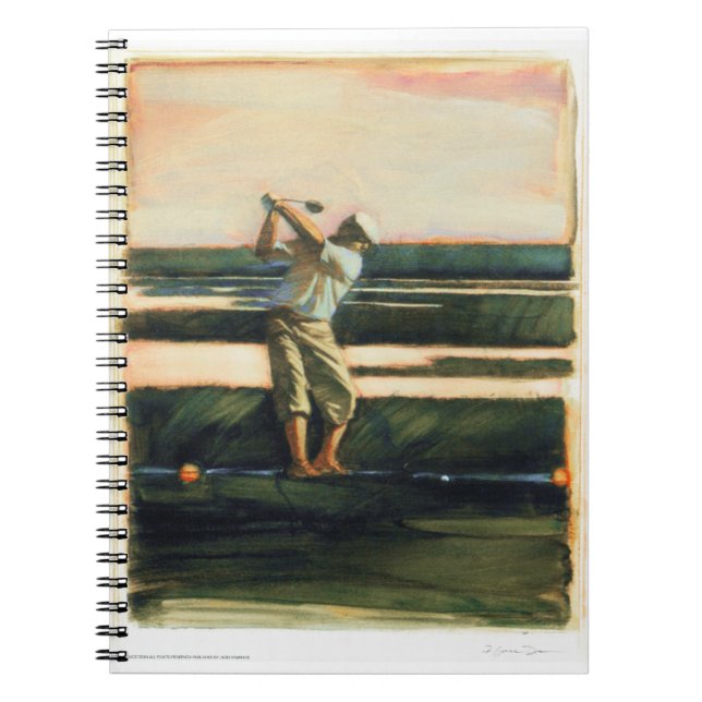 DEA24 Golfer.tif Notebook (Front)