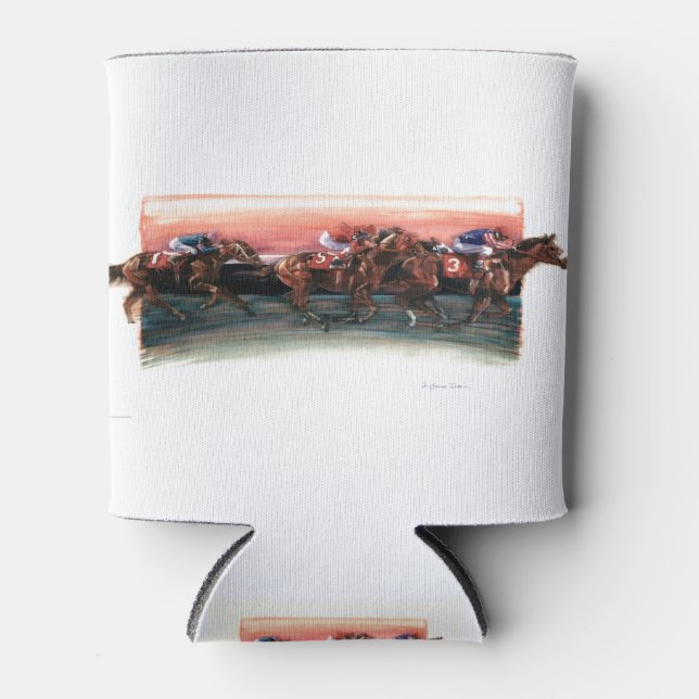 DEA25 Horse Race.tif Can Cooler (Front)
