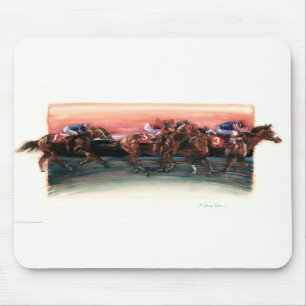 DEA25 Horse Race.tif Mouse Pad