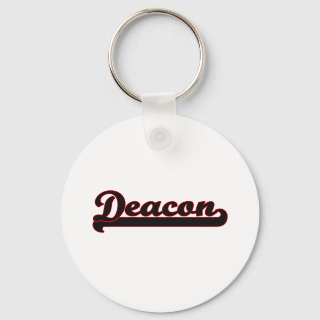 Deacon Classic Job Design Key Ring (Front)