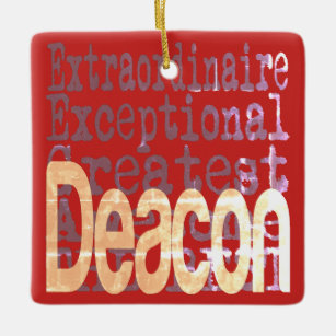Deacon Extraordinaire Ceramic Ornament